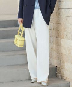 自由区 / ジユウク その他パンツ | 【セットアップ対応・洗える】LIPストレッチワイドストレート パンツ