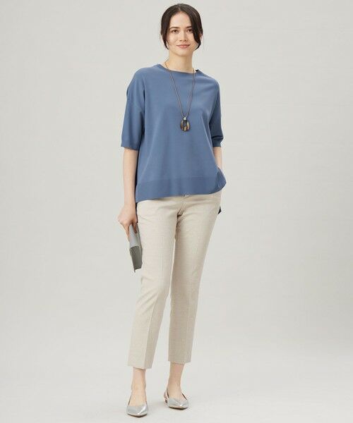 自由区 / ジユウク その他パンツ | 【SHIHOさん着用・昨年大好評・新色追加・後ろウエストゴム】シェルタリングテーパード パンツ | 詳細23