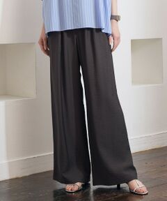 自由区 / ジユウク その他パンツ | 【SHIHOさん着用・ご好評アイテム・新色追加・セットアップ対応】エアリーツイルワイド パンツ