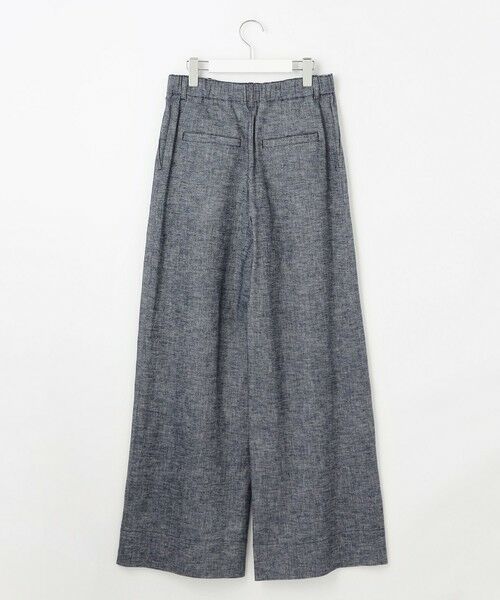 自由区 / ジユウク その他パンツ | 【洗える】コットンリネンシャンブレーワイドストレート パンツ | 詳細13