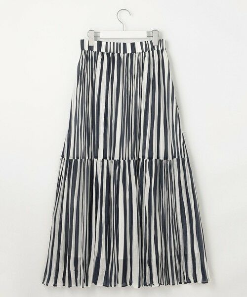 自由区 / ジユウク ロング・マキシ丈スカート | 【接触冷感・洗える】ハンドワッシャープリーツストライプ スカート | 詳細12