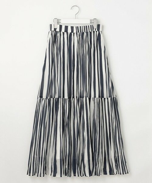 自由区 / ジユウク ロング・マキシ丈スカート | 【接触冷感・洗える】ハンドワッシャープリーツストライプ スカート | 詳細8