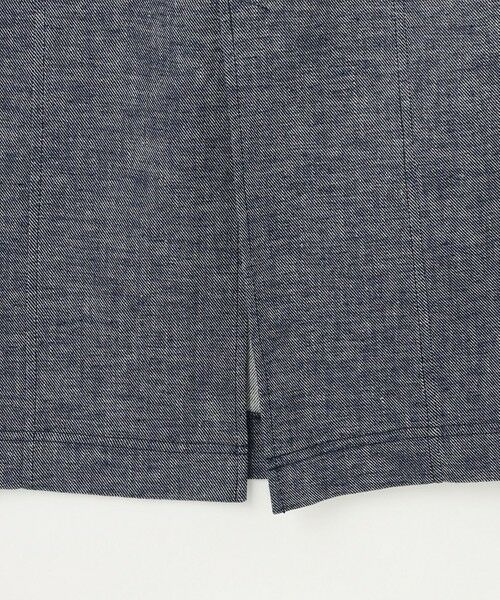 自由区 / ジユウク ミニ・ひざ丈スカート | 【洗える】コットンリネンシャンブレー スカート | 詳細20