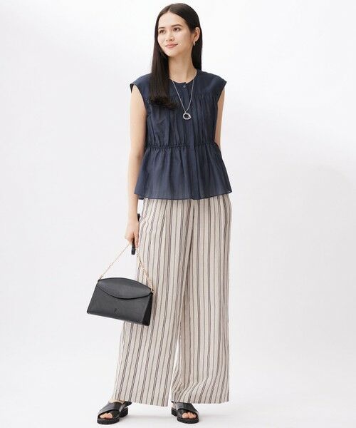 自由区 / ジユウク シャツ・ブラウス | 【カタログ掲載・洗える】シルクコットンローンフレンチスリーブ ブラウス | 詳細12