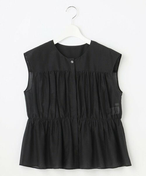 自由区 / ジユウク シャツ・ブラウス | 【カタログ掲載・洗える】シルクコットンローンフレンチスリーブ ブラウス | 詳細18