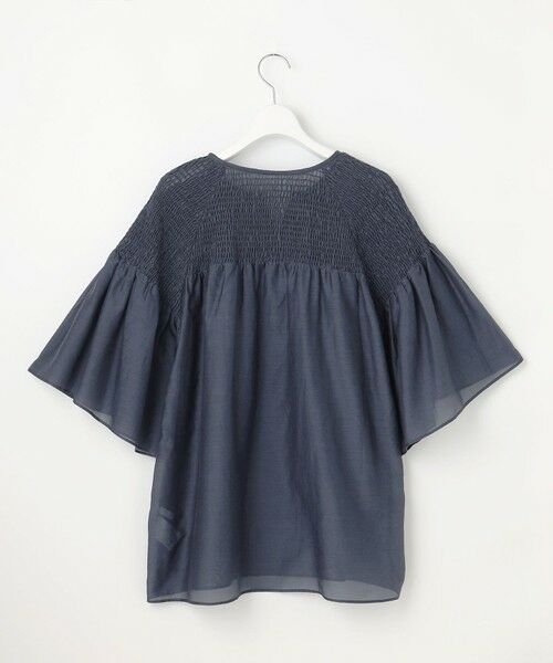 自由区 / ジユウク シャツ・ブラウス | 【洗える】シルクコットンローンスモッキング刺繍 ブラウス | 詳細11