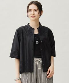 自由区 / ジユウク シャツ・ブラウス | 【カタログ掲載・接触冷感・洗える】エンブロイダリーローンシャツ ブラウス