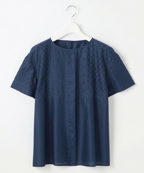 自由区 / ジユウク シャツ・ブラウス | 【接触冷感・洗える】エンブロイダリーローン Tブラウス | 詳細10