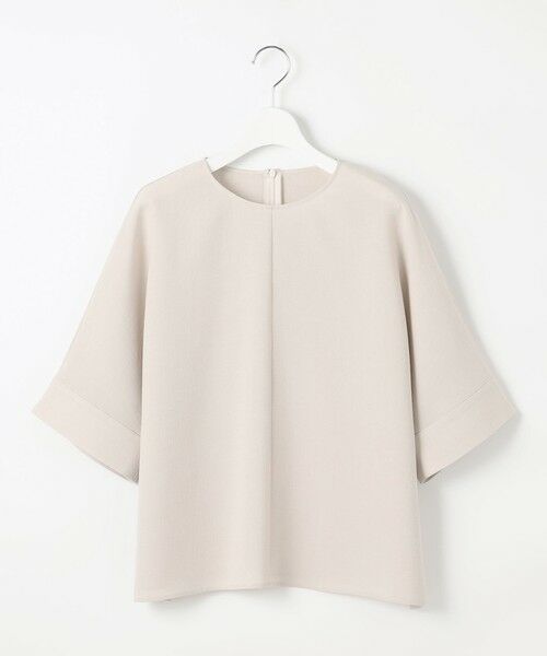 自由区 / ジユウク シャツ・ブラウス | 【セットアップ対応・接触冷感・UVカット・洗える】ライトリネンライク Tブラウス | 詳細4