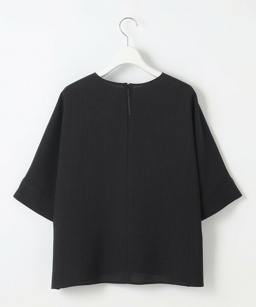 自由区 / ジユウク シャツ・ブラウス | 【セットアップ対応・接触冷感・UVカット・洗える】ライトリネンライク Tブラウス | 詳細11
