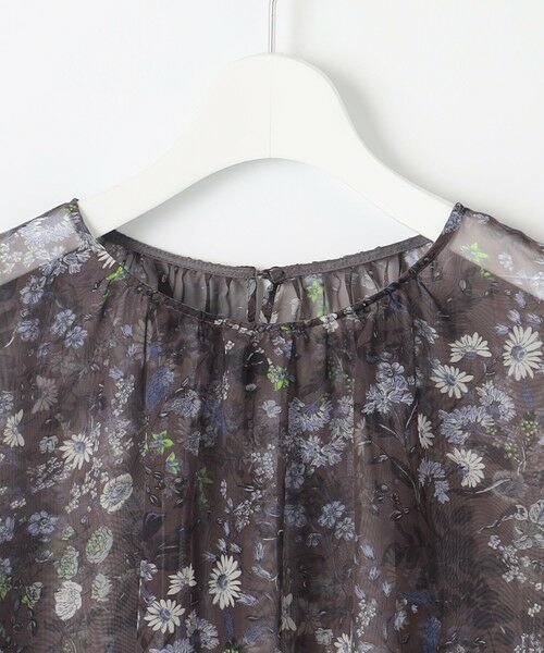 自由区 / ジユウク シャツ・ブラウス | 【セットアップ対応・洗える】ボタニカルフラワープリント ブラウス | 詳細8