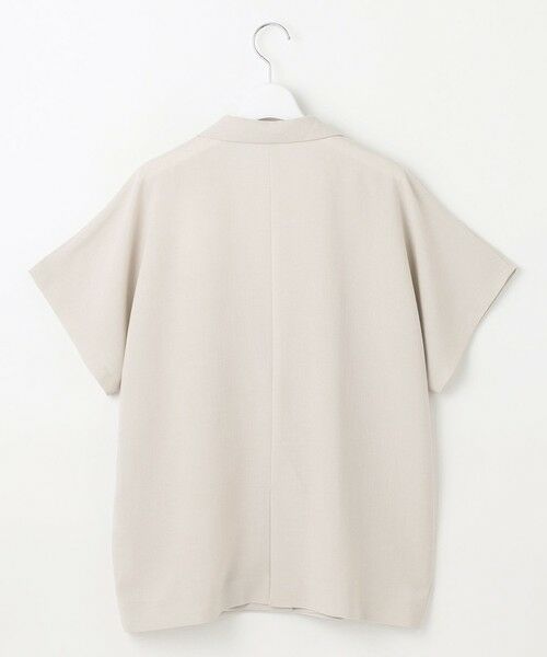 自由区 / ジユウク テーラードジャケット | 【カタログ掲載・セットアップ対応・接触冷感・UVカット・洗える】ライトリネンライクショートスリーブ ジャケット | 詳細12
