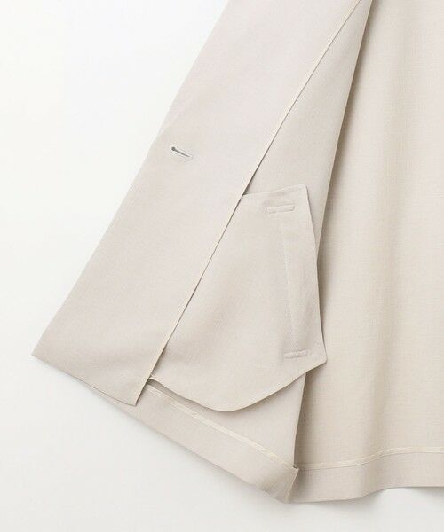 自由区 / ジユウク テーラードジャケット | 【カタログ掲載・セットアップ対応・接触冷感・UVカット・洗える】ライトリネンライクショートスリーブ ジャケット | 詳細13