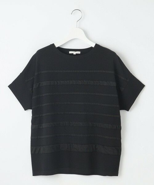 自由区 / ジユウク ニット・セーター | 【接触冷感・UVカット・洗える】クレープストレッチボーダー ニット | 詳細13