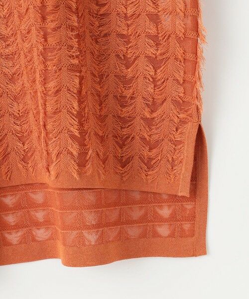 自由区 / ジユウク ニット・セーター | 【カタログ掲載・セットアップ対応・洗える】シアーカットジャカード ニット | 詳細5