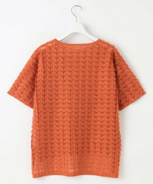 自由区 / ジユウク ニット・セーター | 【カタログ掲載・セットアップ対応・洗える】シアーカットジャカード ニット | 詳細6