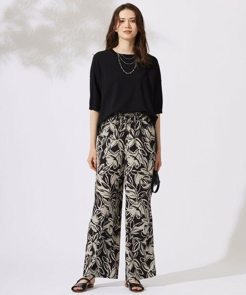 自由区 / ジユウク ニット・セーター | 【接触冷感・UVカット】クレープストレッチプルオーバー ニット | 詳細8