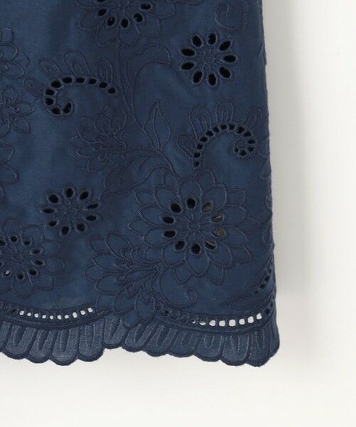 自由区 / ジユウク ミニ丈・ひざ丈ワンピース | 【カタログ掲載・接触冷感・洗える】エンブロイダリーローンシャツ ワンピース | 詳細7