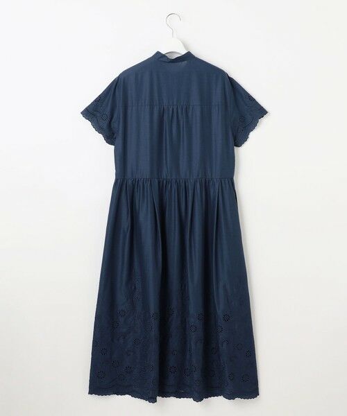 自由区 / ジユウク ミニ丈・ひざ丈ワンピース | 【カタログ掲載・接触冷感・洗える】エンブロイダリーローンシャツ ワンピース | 詳細9