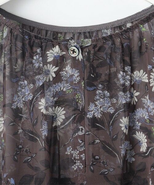 自由区 / ジユウク ロング・マキシ丈ワンピース | 【カタログ掲載・洗える】ボタニカルフラワープリント ワンピース | 詳細9