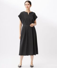 自由区 / ジユウク ロング・マキシ丈ワンピース | 【カタログ掲載・UVカット・洗える】ウーステッドライク ワンピース