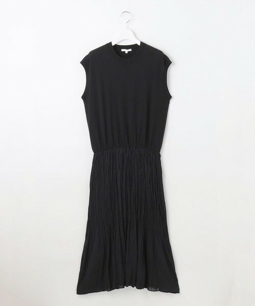 自由区 / ジユウク ロング・マキシ丈ワンピース | ジョーゼットプリーツコンビ ワンピース | 詳細12