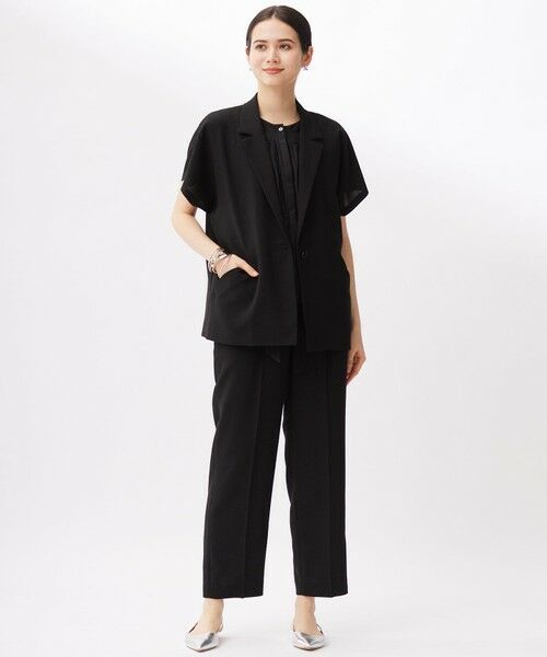 自由区 / ジユウク その他パンツ | 【カタログ掲載・セットアップ対応・接触冷感・UVカット・洗える】ライトリネンライクテーパード パンツ | 詳細13