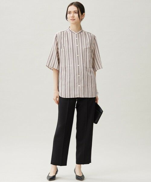 自由区 / ジユウク その他パンツ | 【カタログ掲載・セットアップ対応・接触冷感・UVカット・洗える】ライトリネンライクテーパード パンツ | 詳細15