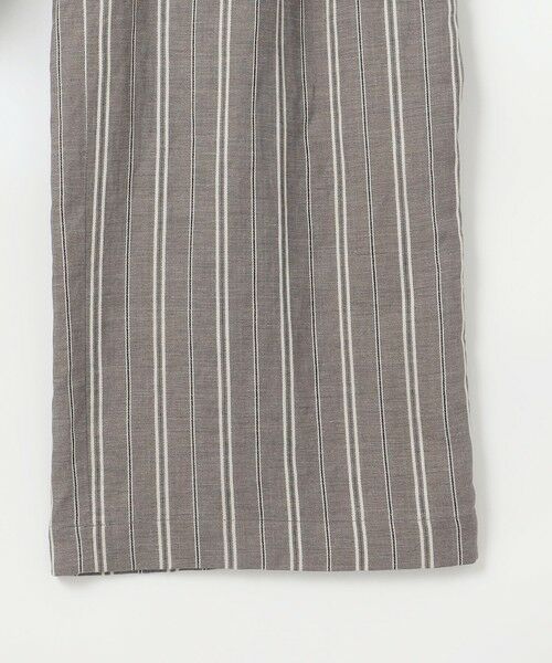自由区 / ジユウク その他パンツ | 【カタログ掲載・セットアップ対応・洗える】リネンビスコースストライプドロスト パンツ | 詳細14