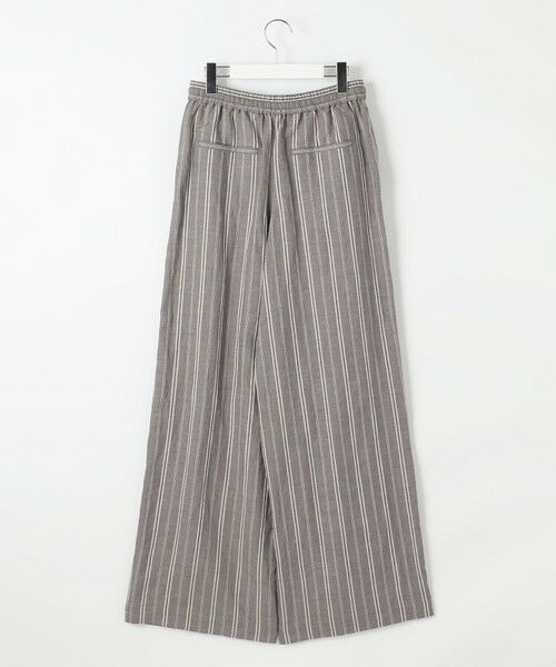自由区 / ジユウク その他パンツ | 【カタログ掲載・セットアップ対応・洗える】リネンビスコースストライプドロスト パンツ | 詳細15