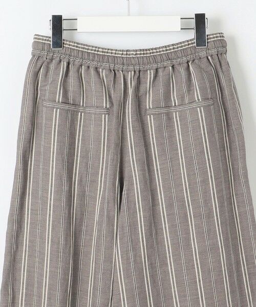 自由区 / ジユウク その他パンツ | 【カタログ掲載・セットアップ対応・洗える】リネンビスコースストライプドロスト パンツ | 詳細16