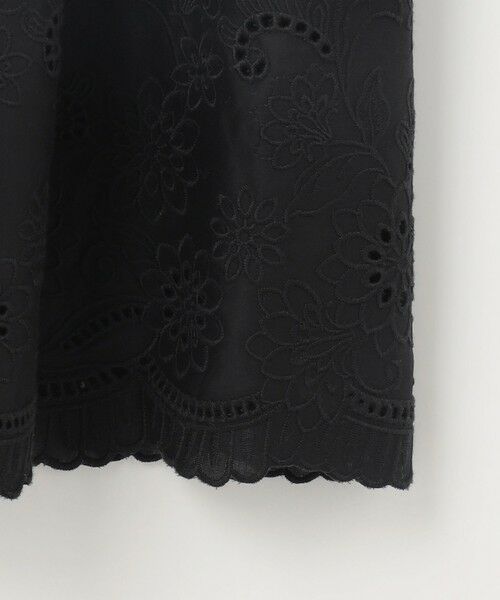 自由区 / ジユウク ミニ・ひざ丈スカート | 【カタログ掲載・接触冷感・洗える】エンブロイダリーローンティアード スカート | 詳細14