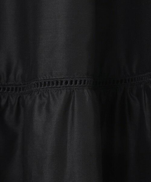 自由区 / ジユウク ミニ・ひざ丈スカート | 【カタログ掲載・接触冷感・洗える】エンブロイダリーローンティアード スカート | 詳細15