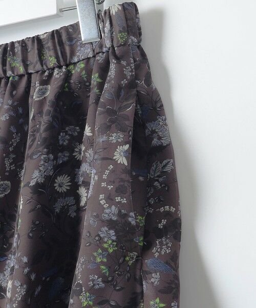 自由区 / ジユウク ミニ・ひざ丈スカート | 【セットアップ対応・洗える】ボタニカルフラワープリントティアード スカート | 詳細17