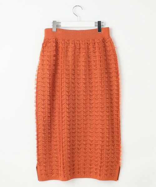 自由区 / ジユウク ミニ・ひざ丈スカート | 【セットアップ対応・洗える】シアーカットジャカード スカート | 詳細6