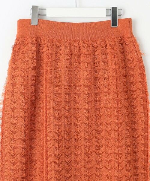 自由区 / ジユウク ミニ・ひざ丈スカート | 【セットアップ対応・洗える】シアーカットジャカード スカート | 詳細7