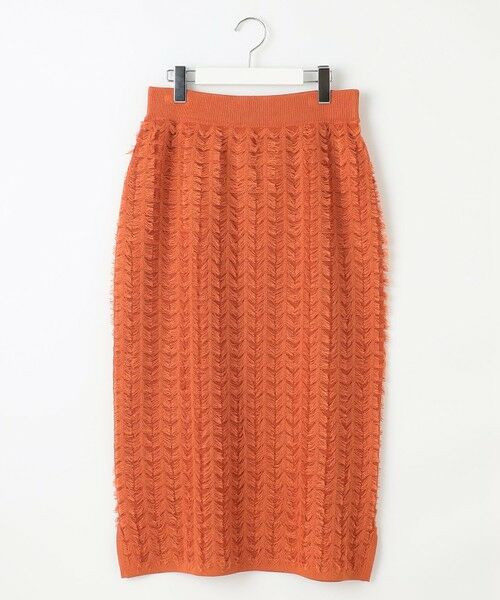 自由区 / ジユウク ミニ・ひざ丈スカート | 【セットアップ対応・洗える】シアーカットジャカード スカート | 詳細3