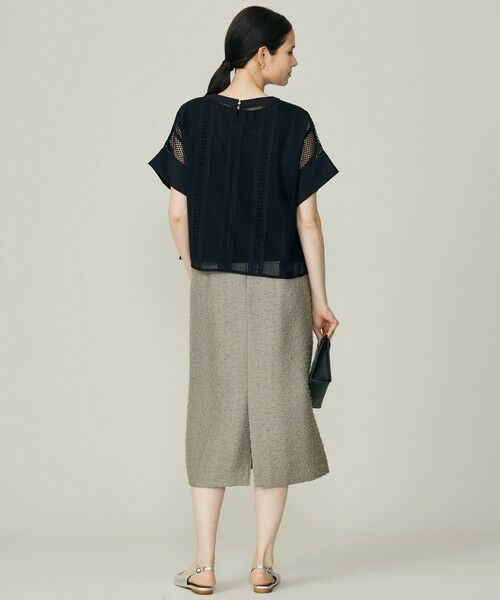 自由区 / ジユウク ミニ・ひざ丈スカート | 【洗える】ルーレックスジャカード スカート | 詳細3