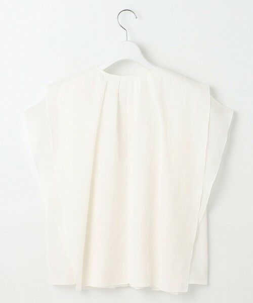 自由区 / ジユウク シャツ・ブラウス | 【カタログ掲載・接触冷感・洗える】シアーラミーローンフリル ブラウス | 詳細9