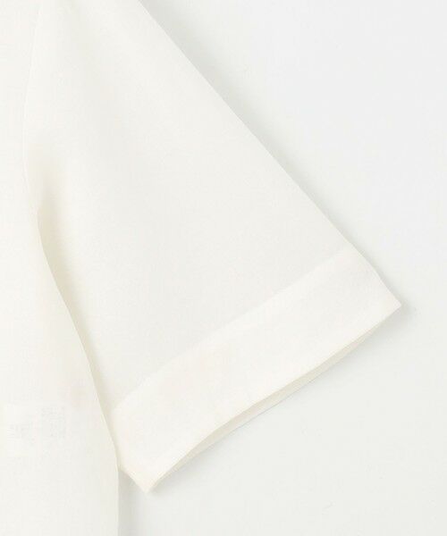 自由区 / ジユウク シャツ・ブラウス | 【カタログ掲載・接触冷感・洗える】シアーラミーローンクロップド丈 ブラウス | 詳細6