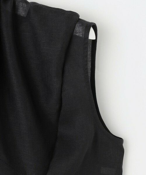 自由区 / ジユウク シャツ・ブラウス | 【WEB限定・接触冷感・洗える】シアーラミーローンイレギュラーヘムスリーブ ブラウス | 詳細13