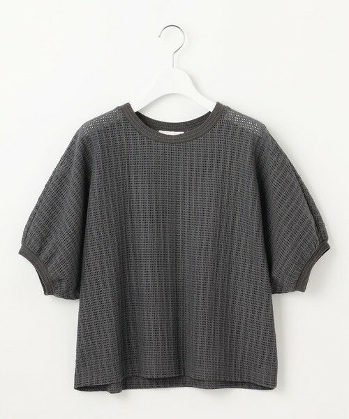 自由区 / ジユウク カットソー | 【カタログ掲載・洗える】チェックジャカード カットソー | 詳細14