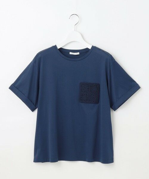 自由区 / ジユウク カットソー | 【カタログ掲載・洗える】クロッシェポケット Tシャツ | 詳細9