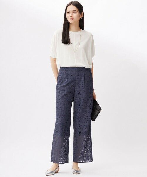 自由区 / ジユウク カットソー | 【カタログ掲載・接触冷感・UVケア・洗える】ドレーピードルマンスリーブ ニットソー | 詳細9