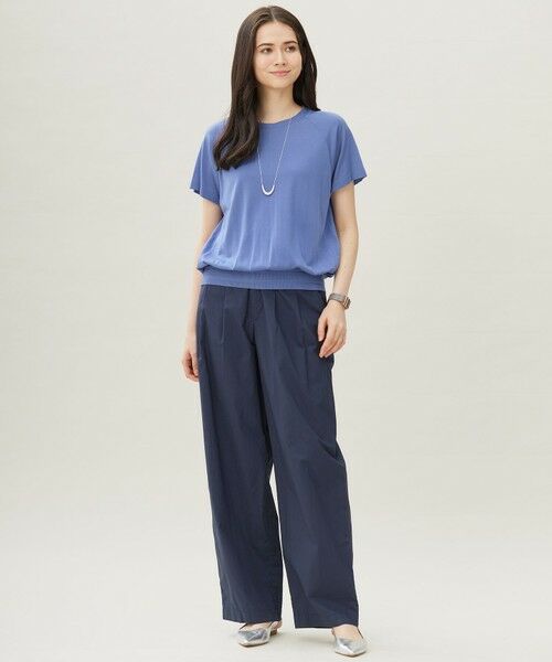 自由区 / ジユウク カットソー | 【接触冷感・UVケア・洗える】ドレーピーラグランスリーブ ニットソー | 詳細6