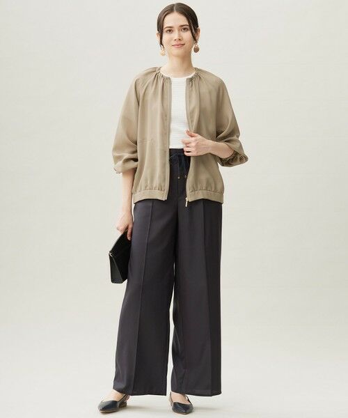 自由区 / ジユウク カットソー | 【洗える】シャーリングジャージー Tシャツ | 詳細3