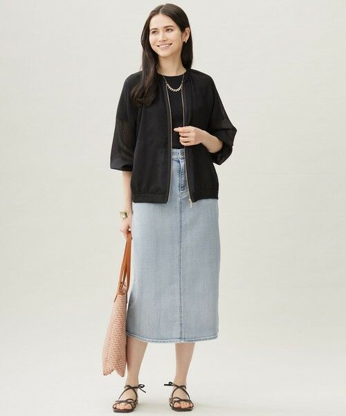 自由区 / ジユウク カットソー | 【洗える】シャーリングジャージー Tシャツ | 詳細7