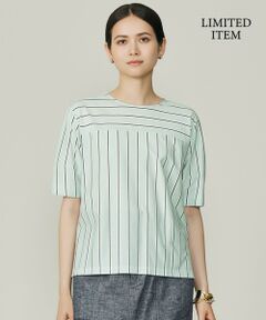 自由区 / ジユウク カットソー | 【WEB限定・洗える】ストライプハイゲージジャージー カットソー
