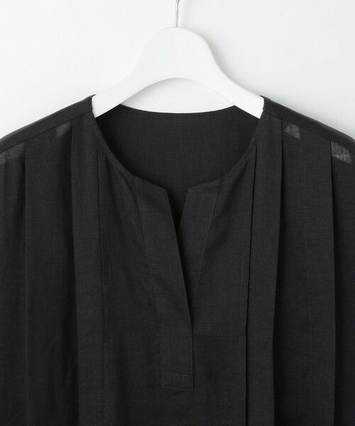 自由区 / ジユウク ロング・マキシ丈ワンピース | 【カタログ掲載・接触冷感・洗える】シアーラミーローンフレンチスリーブ ワンピース | 詳細8