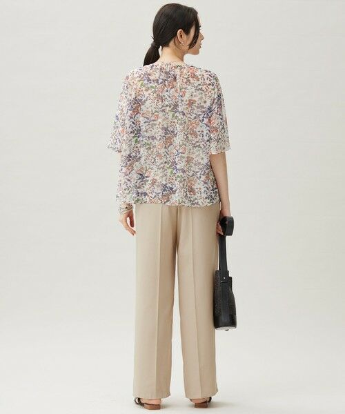 自由区 / ジユウク その他パンツ | 【カタログ掲載・接触冷感・UVケア・洗える】フルダルスパンマイクロピーチワイドストレート パンツ | 詳細6